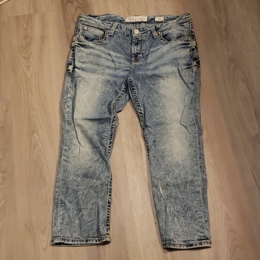 BKE Denim Sabrina 33W Capris